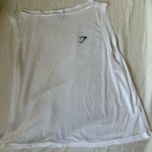 White Sleeveless Top